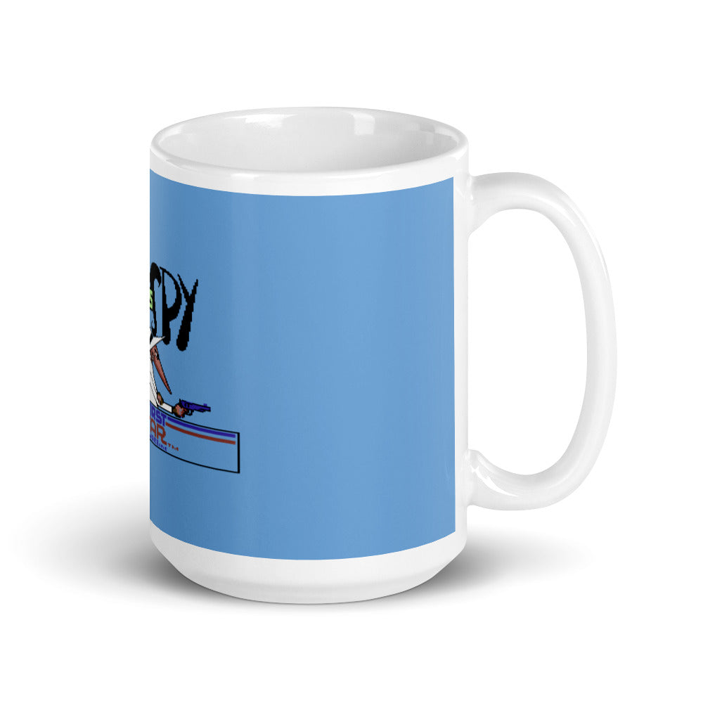 Spy vs Spy White glossy mug RetroWebShop