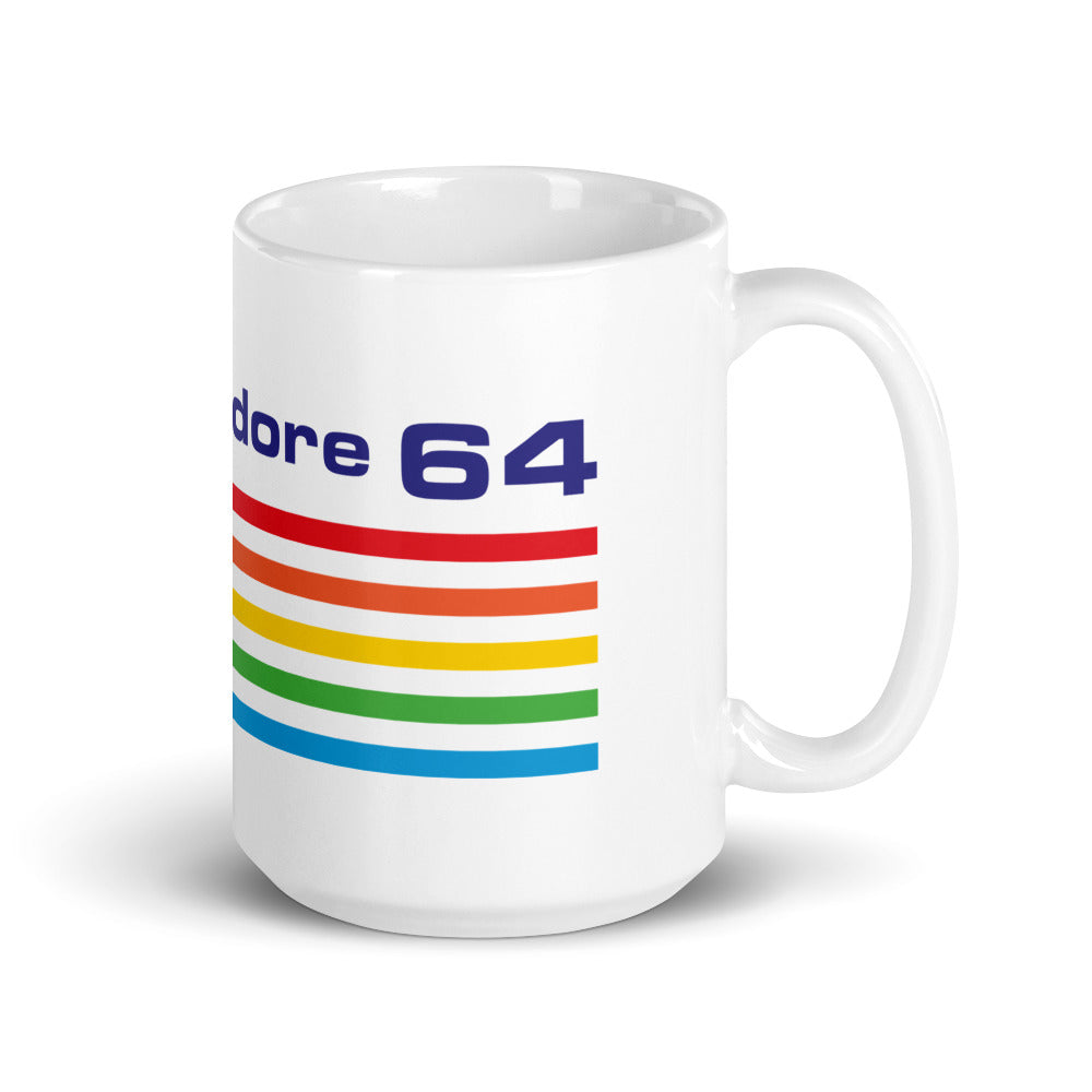 Commodore 64 White glossy mug RetroWebShop