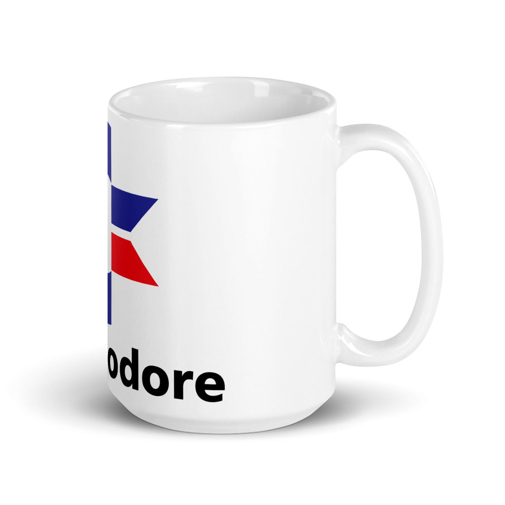 Commodore White glossy mug RetroWebShop