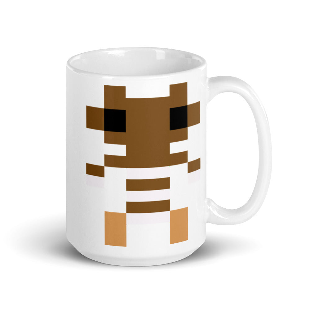 Boulderdash White glossy mug RetroWebShop