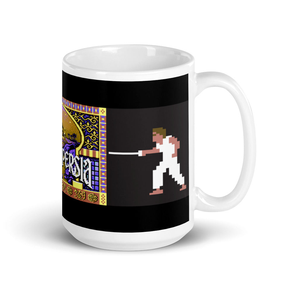 Prince of Persia White glossy mug RetroWebShop