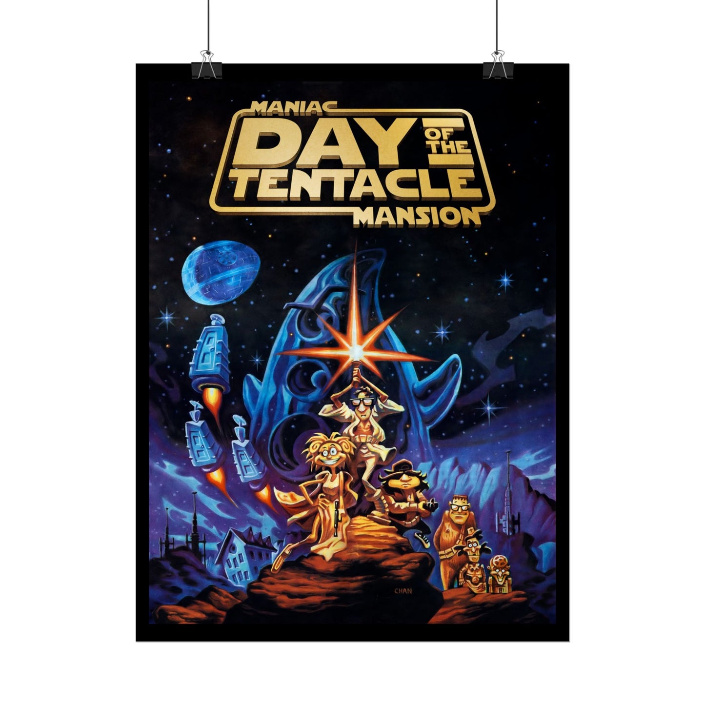 Day of the Tentacle Poster Star Wars