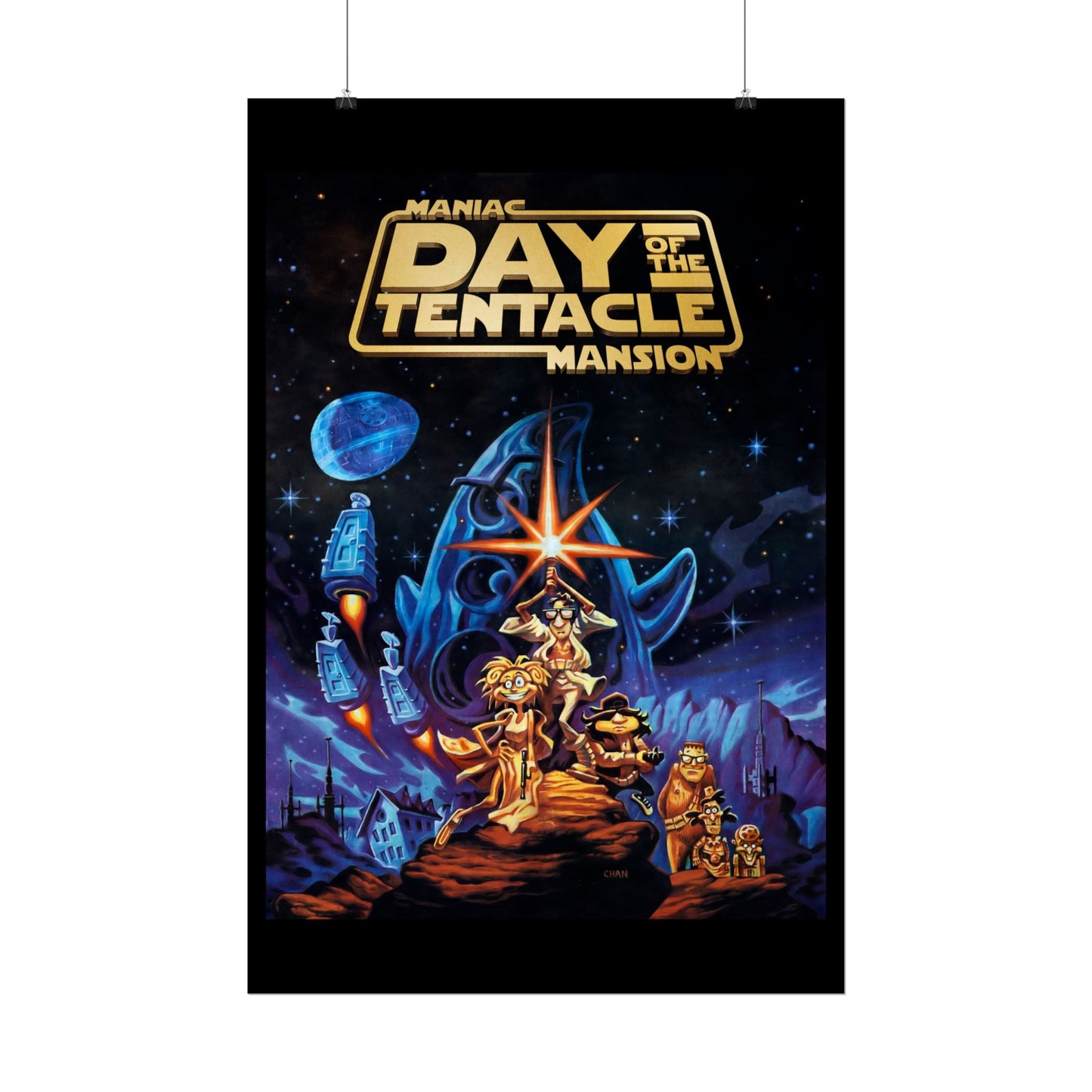 Day of the Tentacle Poster Star Wars