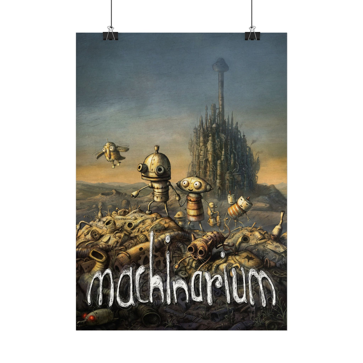 Machinarium (met logo) - Poster Printify