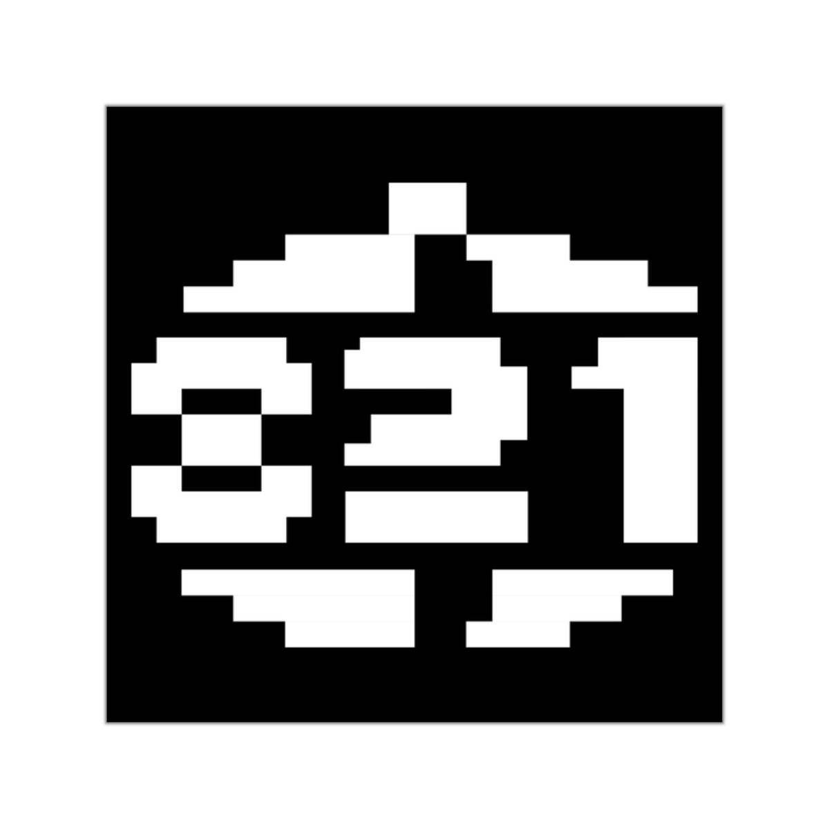 Paradroid 821 - Sticker Printify