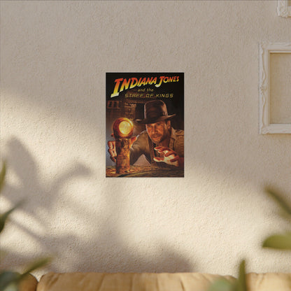 Indiana Jones and the Staff of Kings (met staf) - Canvas Printify