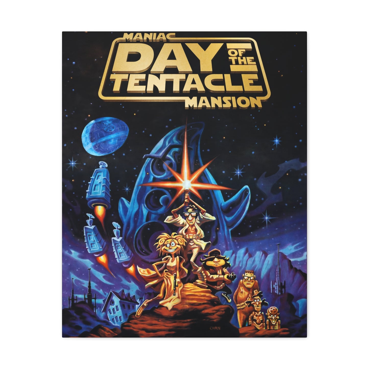 Day of the Tentacle Canvas Star Wars