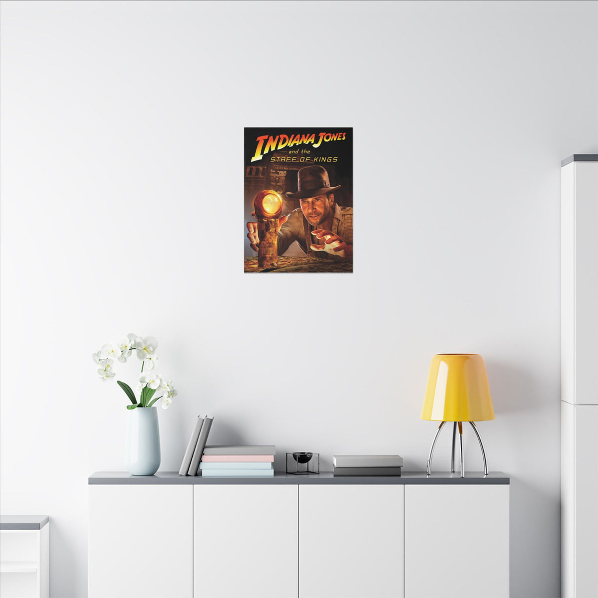 Indiana Jones and the Staff of Kings (met staf) - Canvas Printify