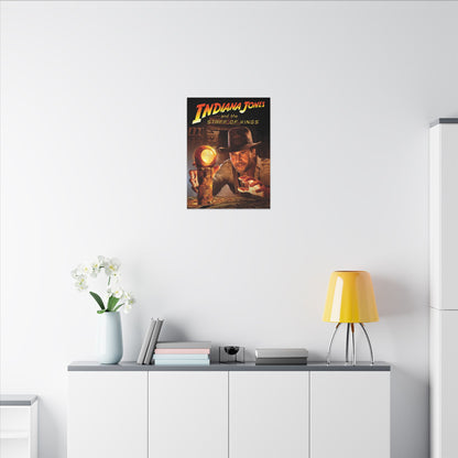 Indiana Jones and the Staff of Kings (met staf) - Canvas Printify