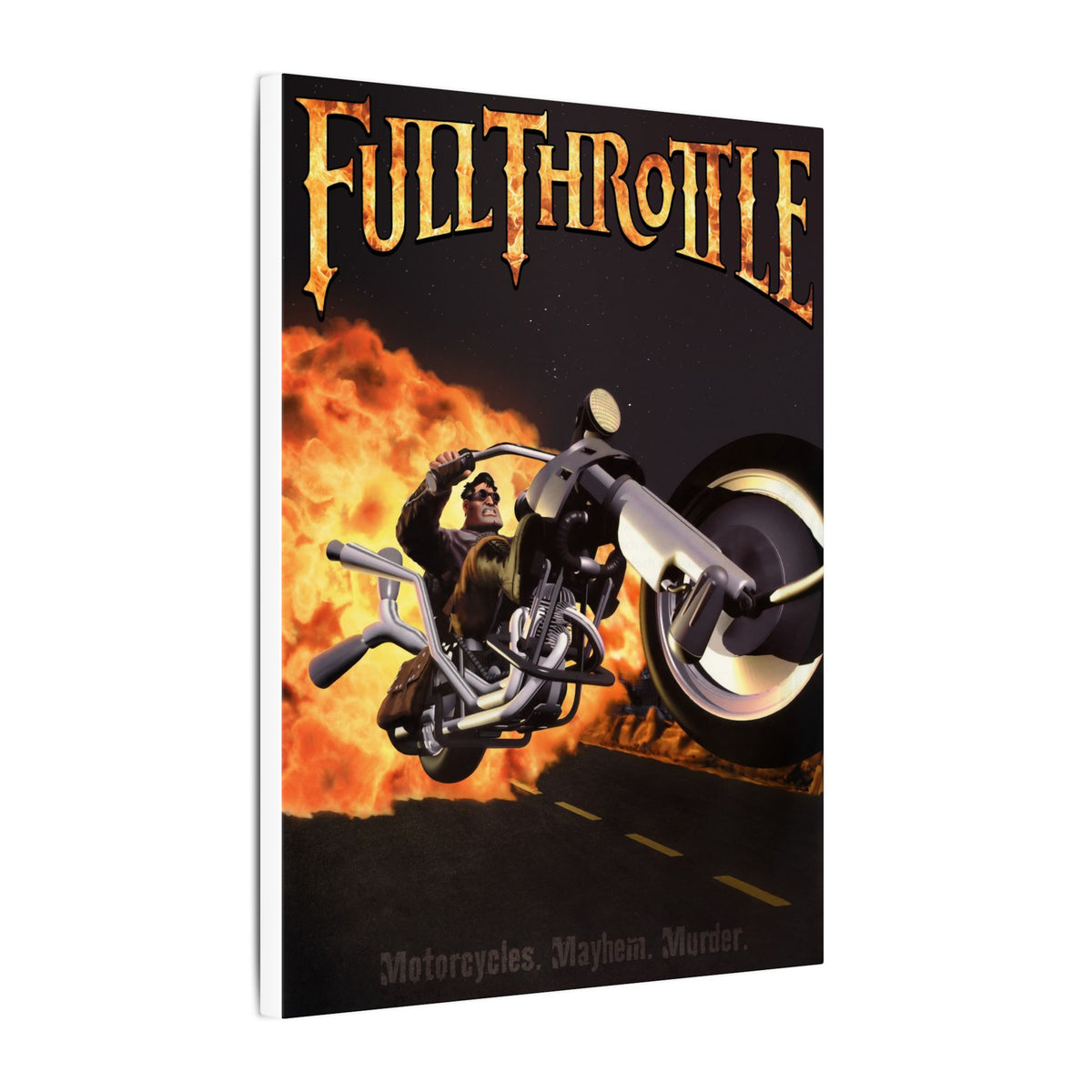 Full Throttle (met tagline) - Canvas Printify