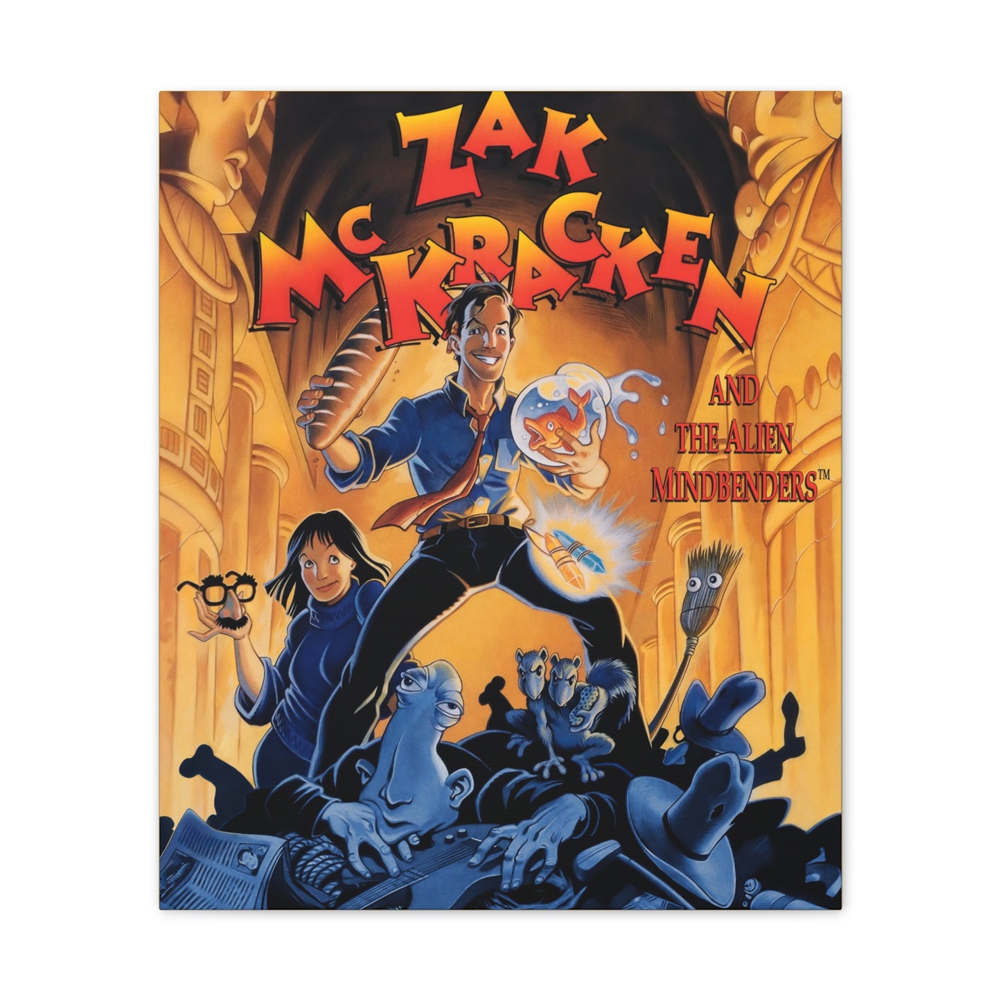 Zak McKracken Poster Canvas