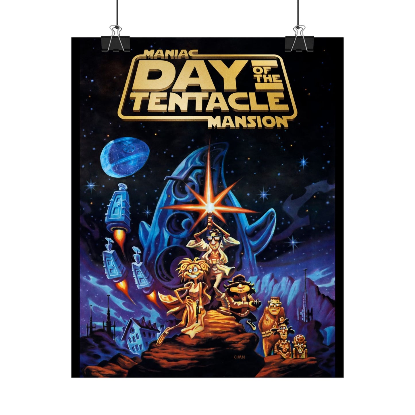 Day of the Tentacle Poster Star Wars