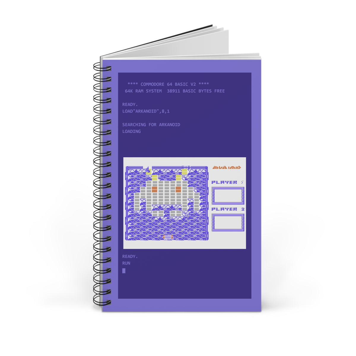 Arkanoid Level Map - Notitieboek Printify