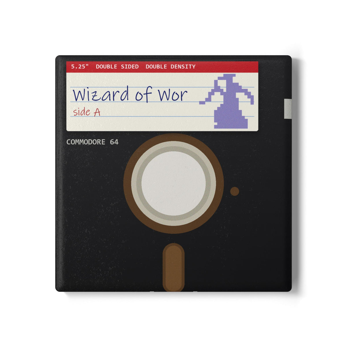 Wizard of Wor - Floppy Onderzetter Printify