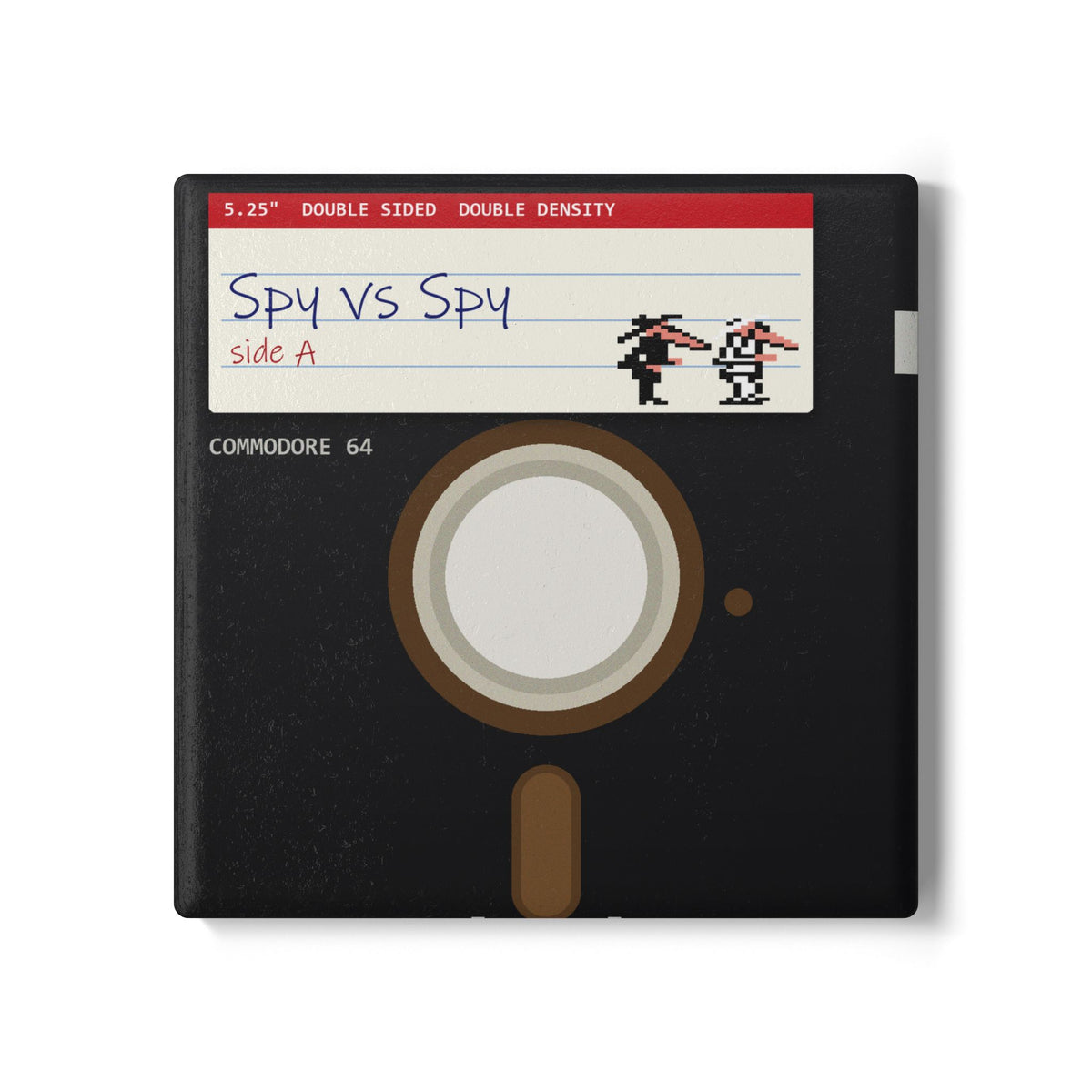 Spy vs Spy - Floppy Onderzetter Printify