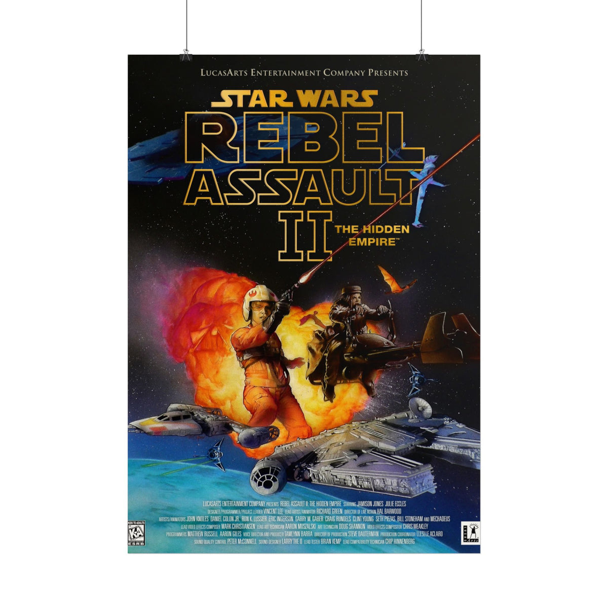 Star Wars: Rebel Assault II - The Hidden Empire - Poster Printify