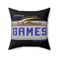 California Games Spun Polyester Square Pillow