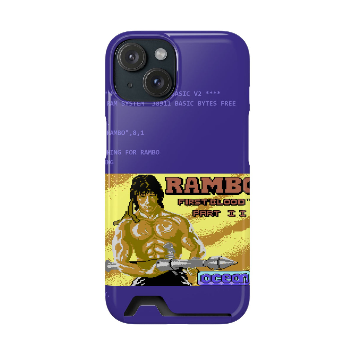 Rambo: First Blood Part II - Telefoonhoesje Printify
