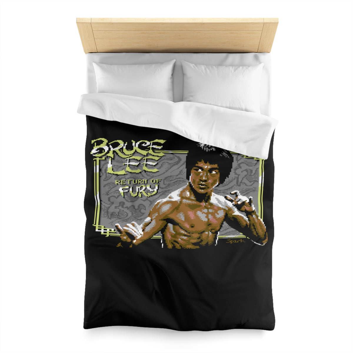 Bruce Lee: Return of Fury - Dekbedovertrek Printify
