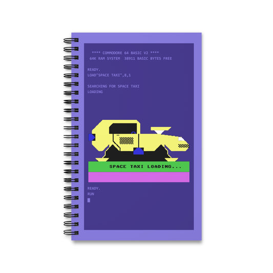Space Taxi - Notitieboek Printify