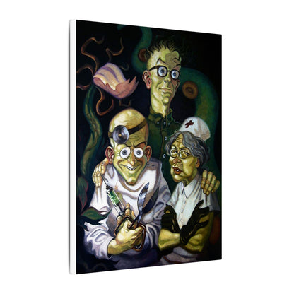 Maniac Mansion - Edison familieportret - Canvas Printify