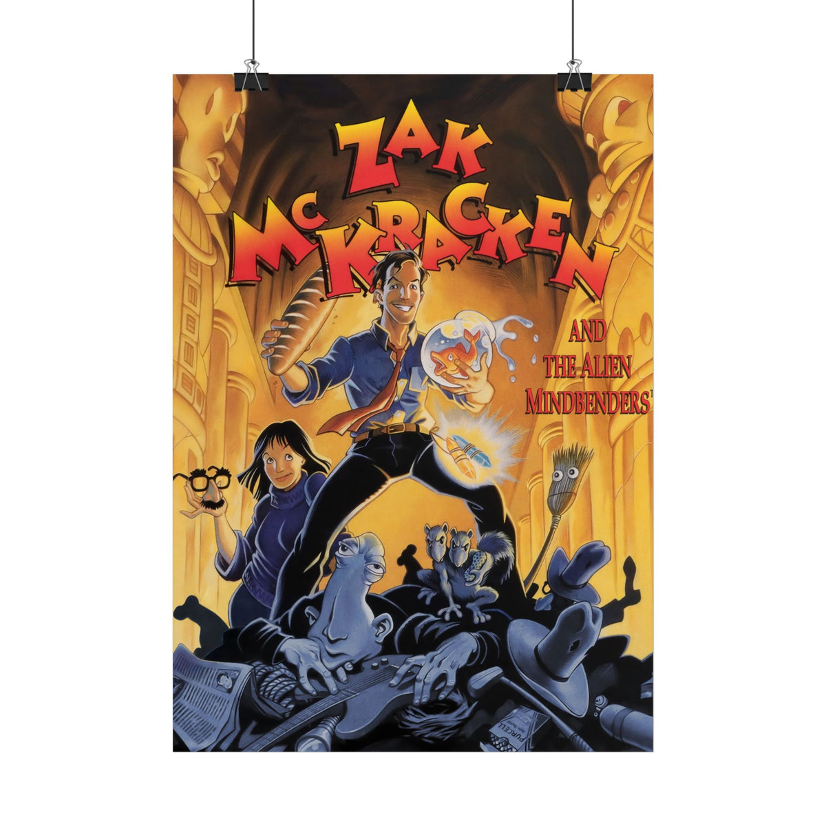Zak McKracken and the Alien Mindbenders - Poster Printify