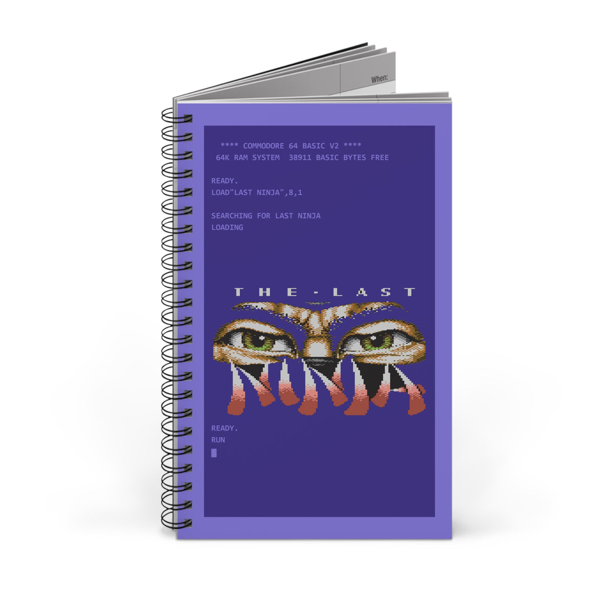The Last Ninja Logo - Notitieboek Printify