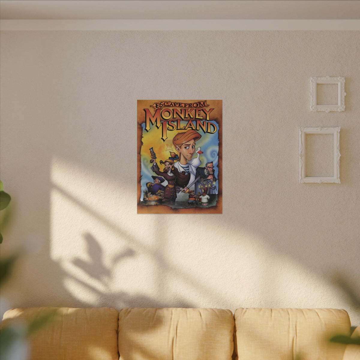 Escape from Monkey Island - Canvas Printify