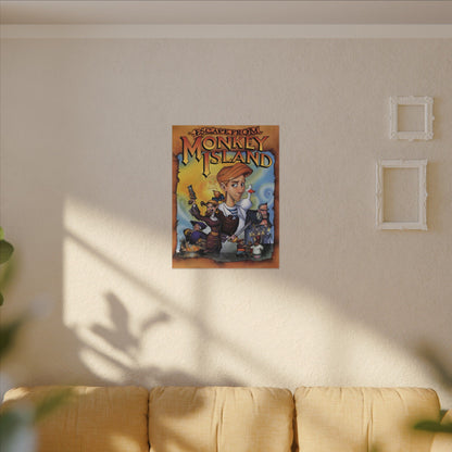 Escape from Monkey Island - Canvas Printify