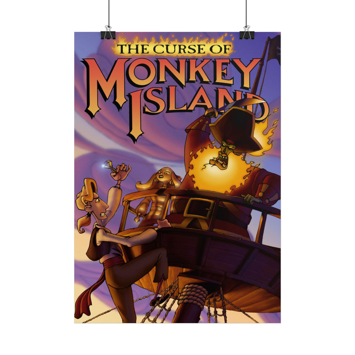 The Curse of Monkey Island - Poster Printify