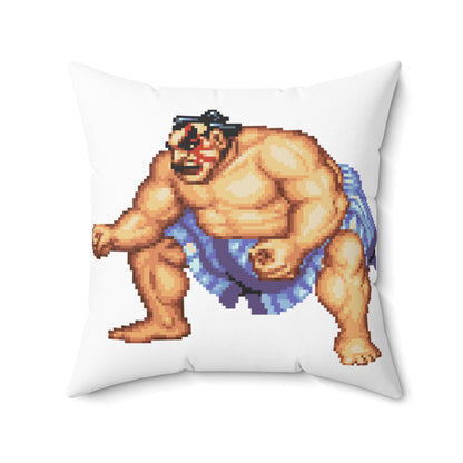 Street Fighter Edmond Spun Polyester Square Pillow 
