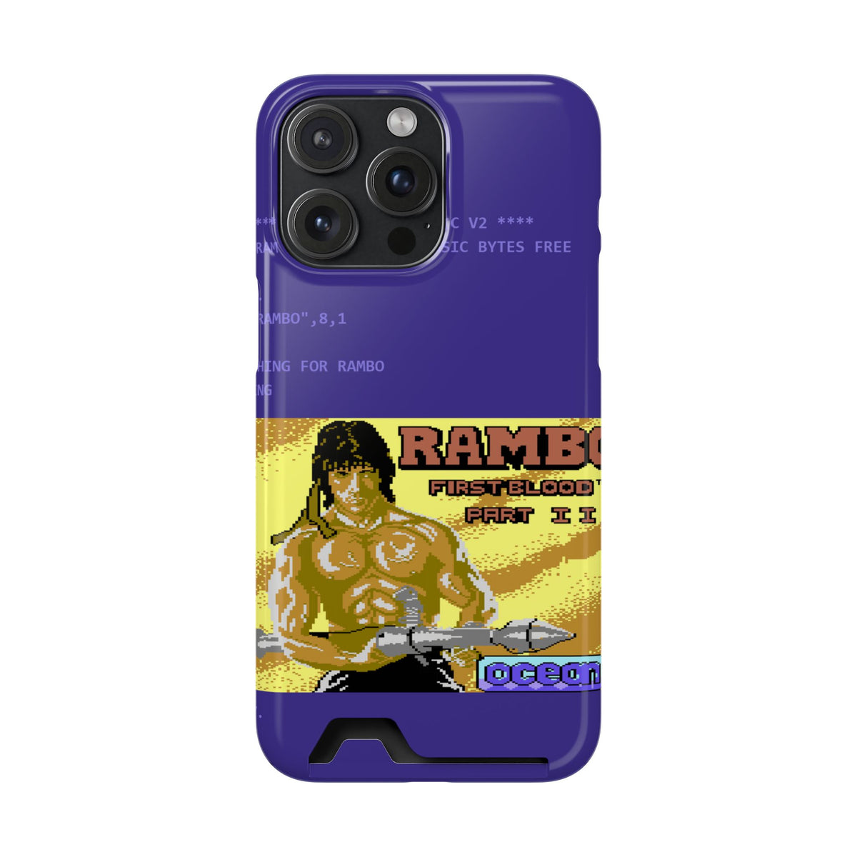 Rambo: First Blood Part II - Telefoonhoesje Printify