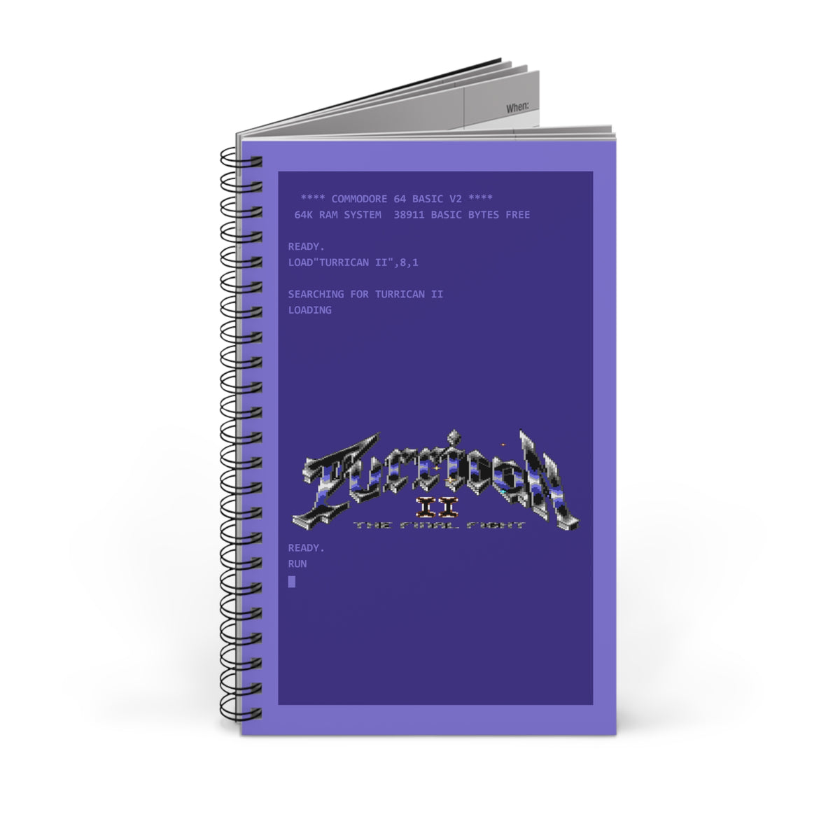 Turrican II - Notitieboek Printify