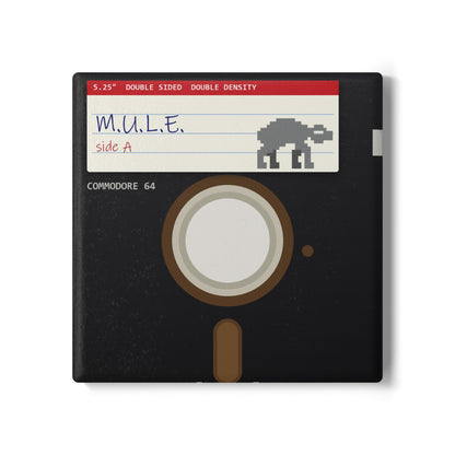 M.U.L.E. - Floppy Onderzetter Printify