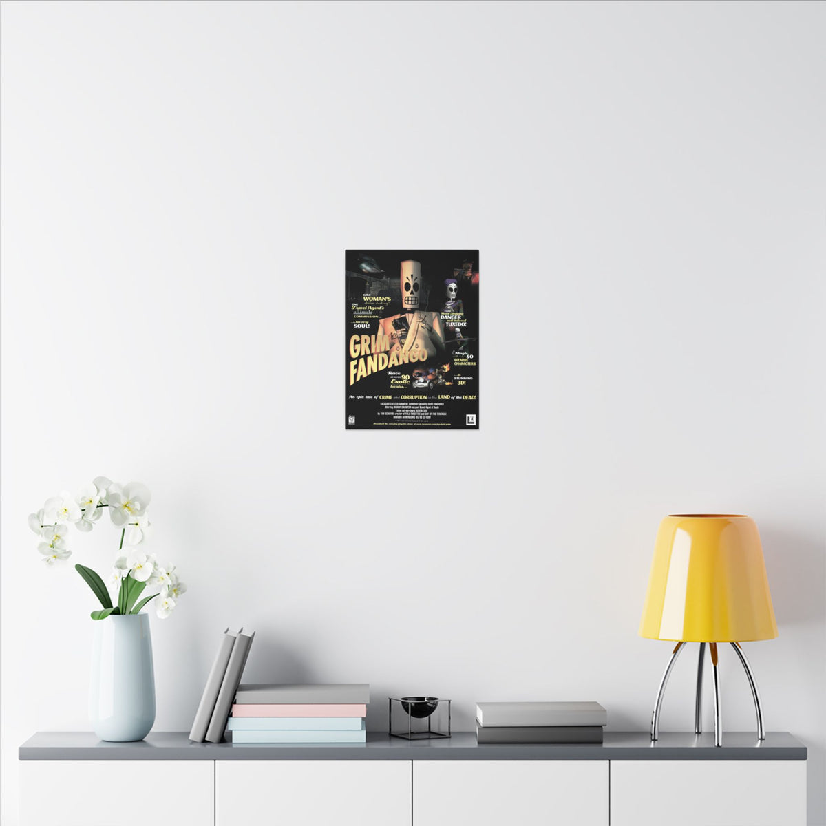 Grim Fandango - Canvas Printify