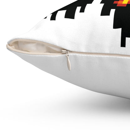 Diablo Spun Polyester Square Pillow 