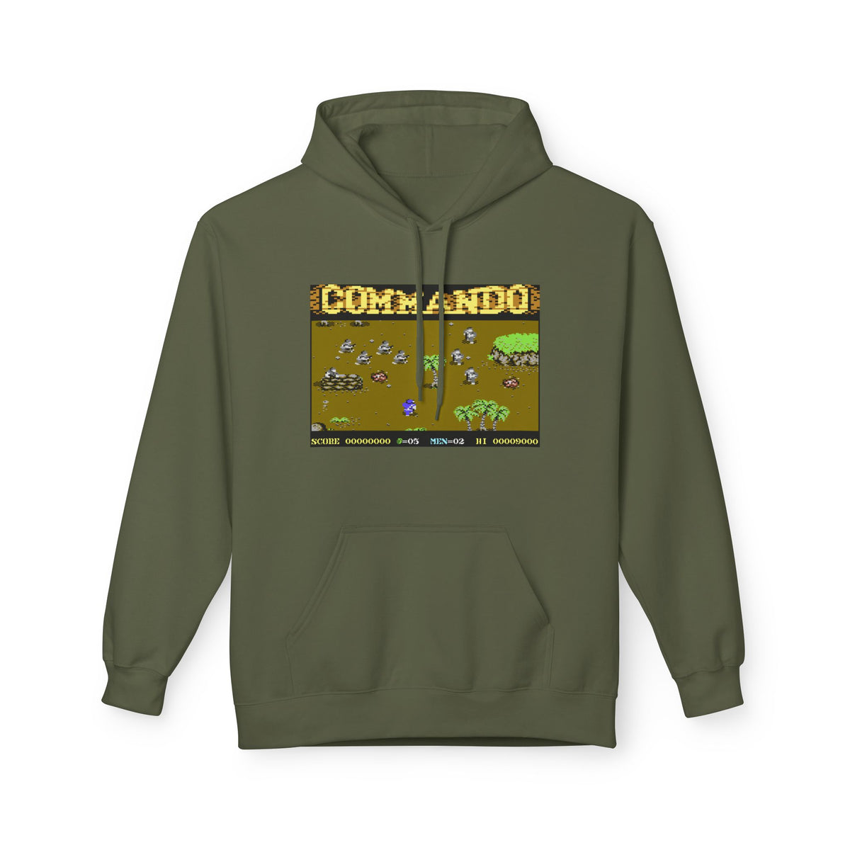 Commando - Hoodie Printify
