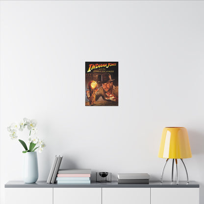 Indiana Jones and the Staff of Kings (met staf) - Canvas Printify
