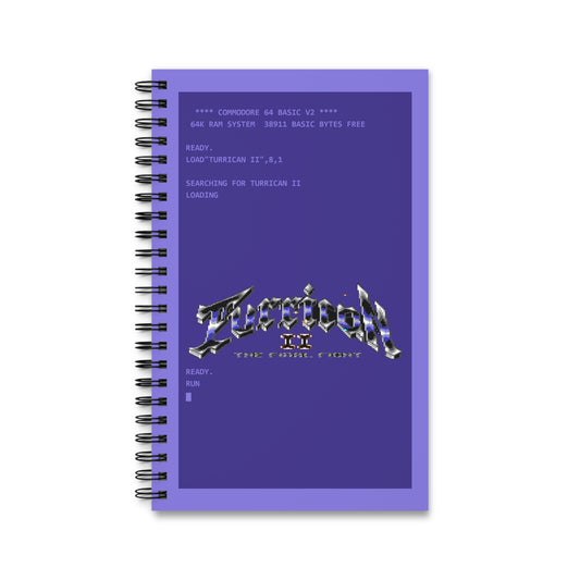 Turrican II - Notitieboek Printify