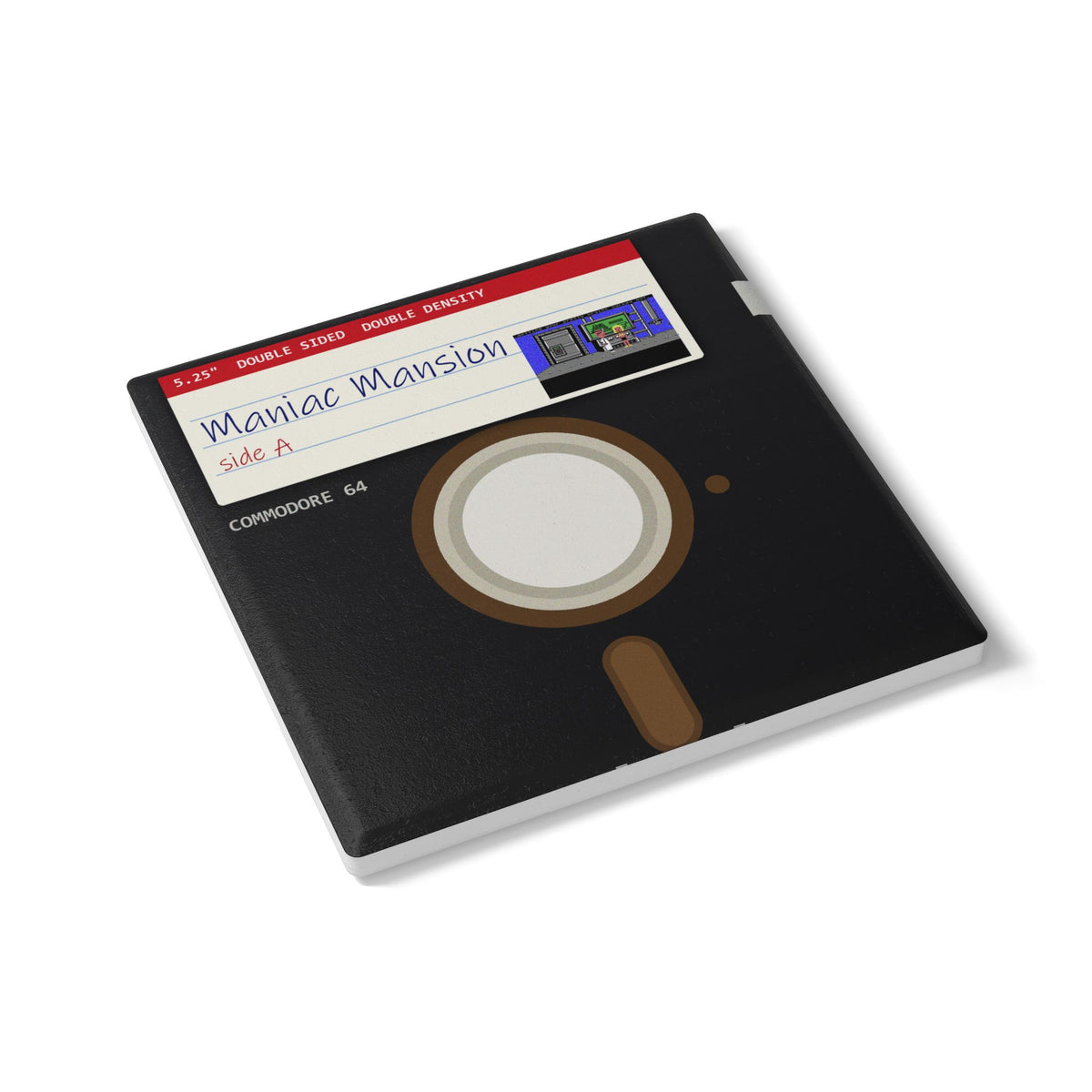 Maniac Mansion - Floppy Onderzetter Printify