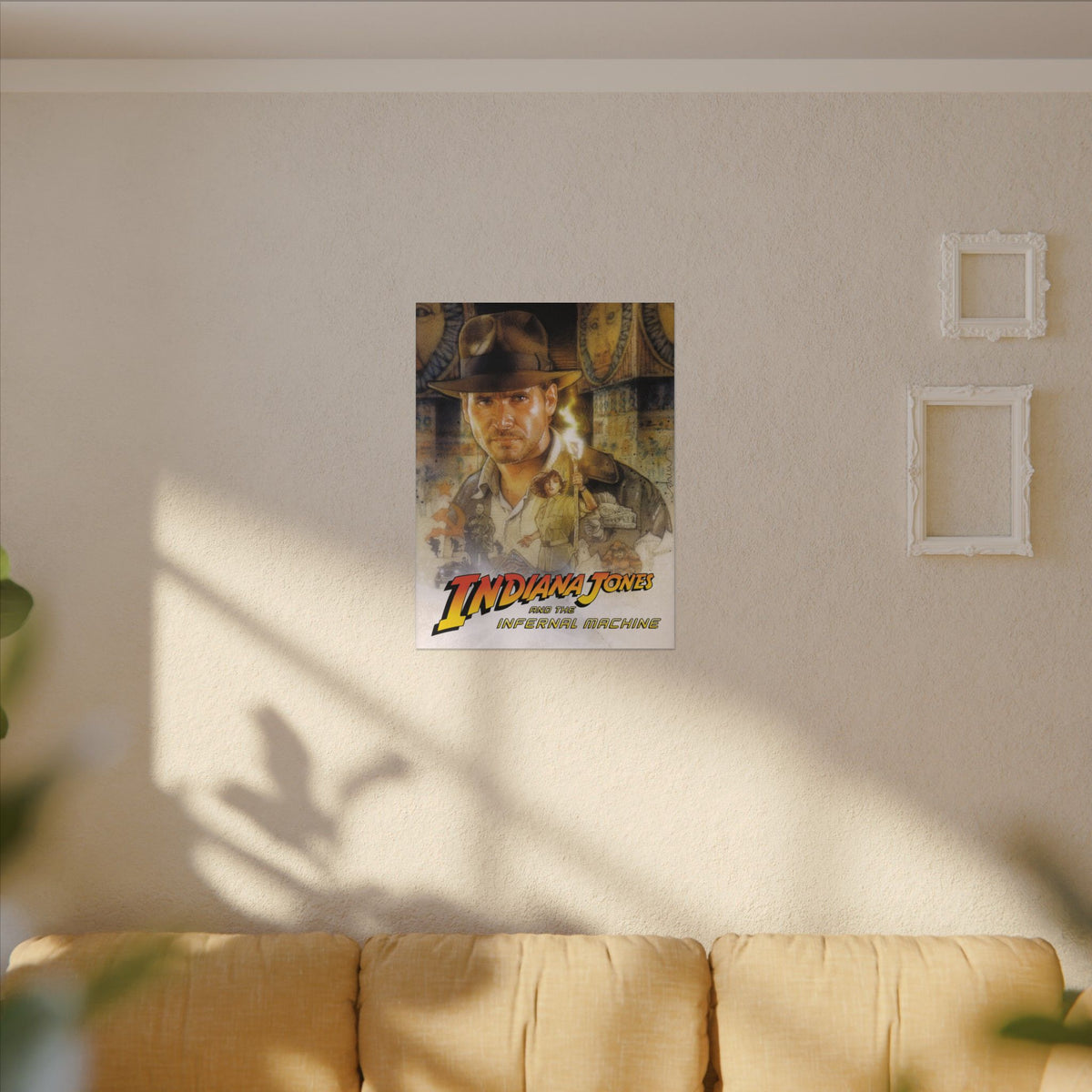 Indiana Jones and the Infernal Machine (logo onder) - Canvas Printify