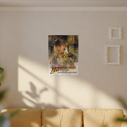 Indiana Jones and the Infernal Machine (logo onder) - Canvas Printify
