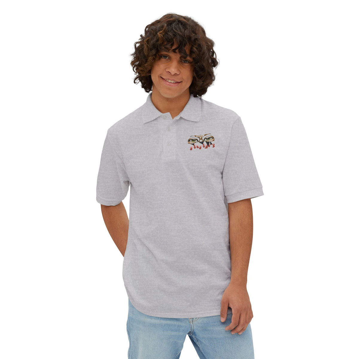 The Last Ninja Logo - Polo Printify