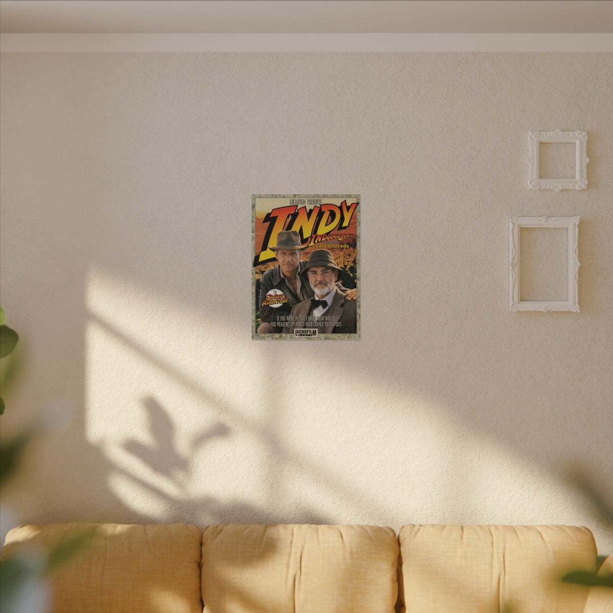 Indiana Jones and the Last Crusade: The Graphic Adventure - Canvas Printify
