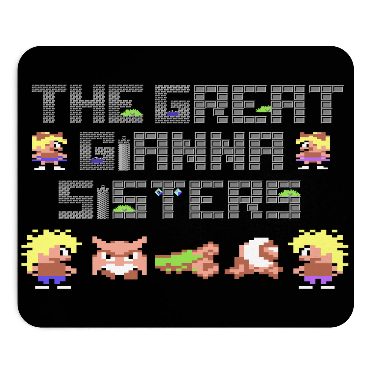 The Great Giana Sisters - Muismat Printify