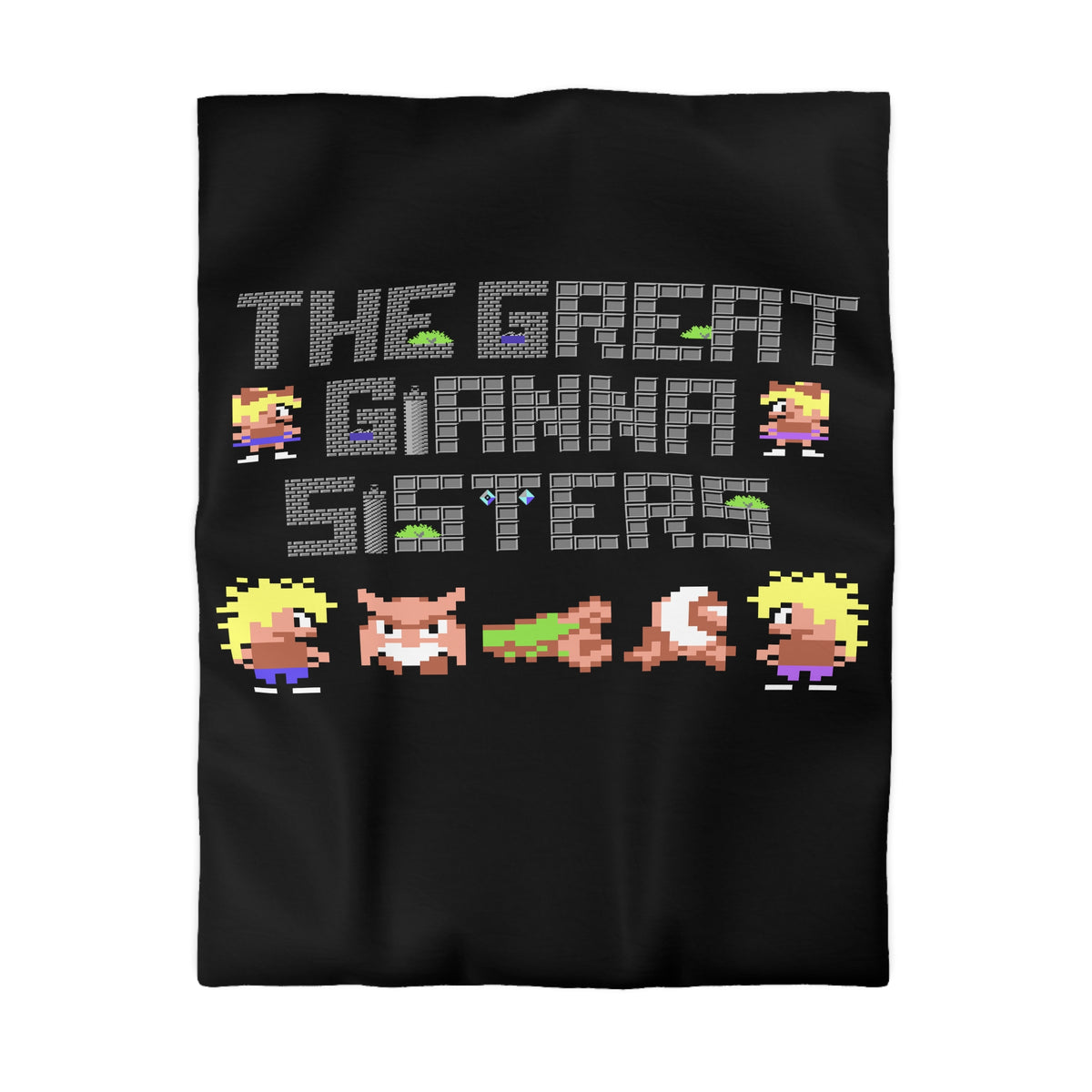 The Great Giana Sisters - Dekbedovertrek Printify