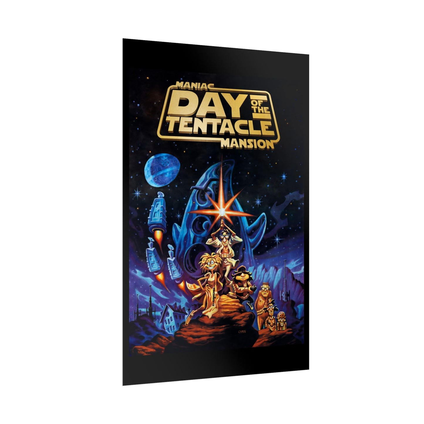 Day of the Tentacle Poster Star Wars