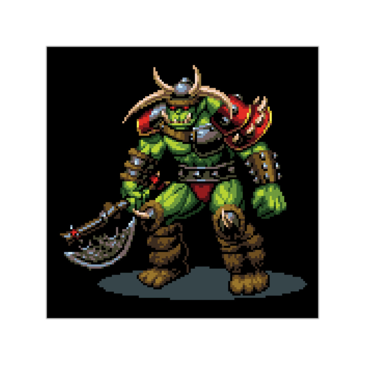 Warcraft Orc - Sticker Printify