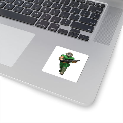 Doom Kiss-Cut Stickers Printify