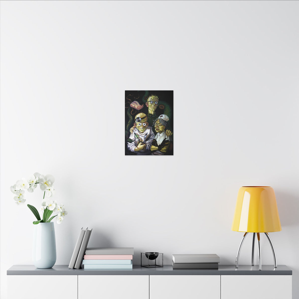 Maniac Mansion - Edison familieportret - Canvas Printify